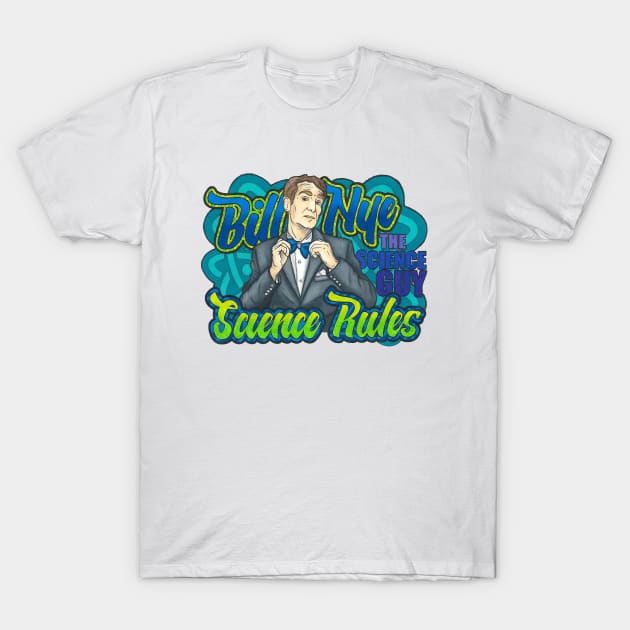 Bill Nye The Science Guy T-Shirt by AbbysRadArt